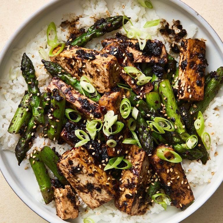 Asparagus and Black Bean Sauce Stir Fry