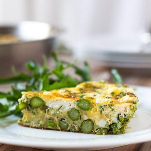 Asparagus and Goat Cheese Frittata