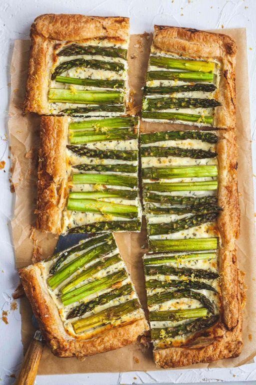 Asparagus and Goat Cheese Tart