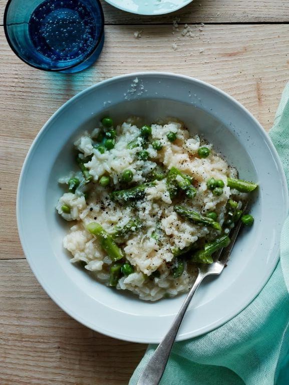Asparagus and Pea Risotto