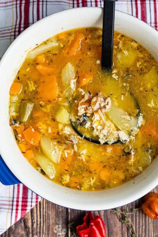 Authentic Jamaican Fish Tea Soup