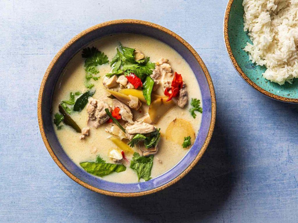 Authentic Tom Kha Kai with Galangal