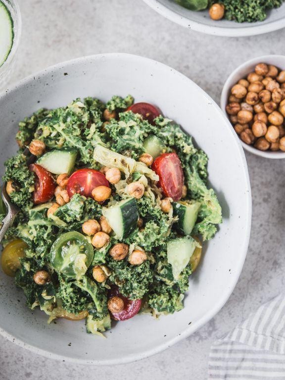 Avocado Cream, Kale, and Gemelli