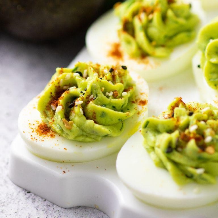 Avocado Deviled Eggs
