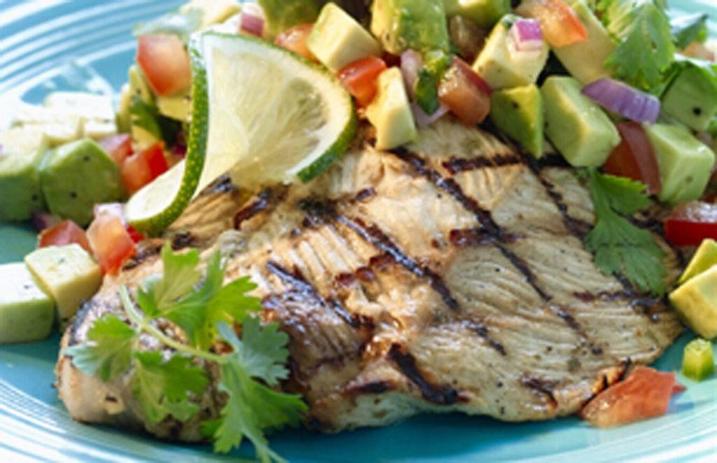 Avocado Lime Grilled Turkey Breast