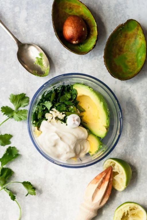 Avocado Lime Yogurt Dressing