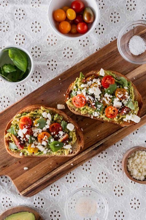 Avocado Sourdough Toast with Feta