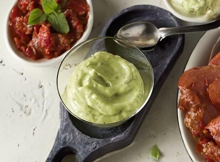 Avocado and Green Chili Crema