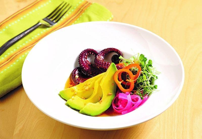 Avocado and Grilled Octopus Dip