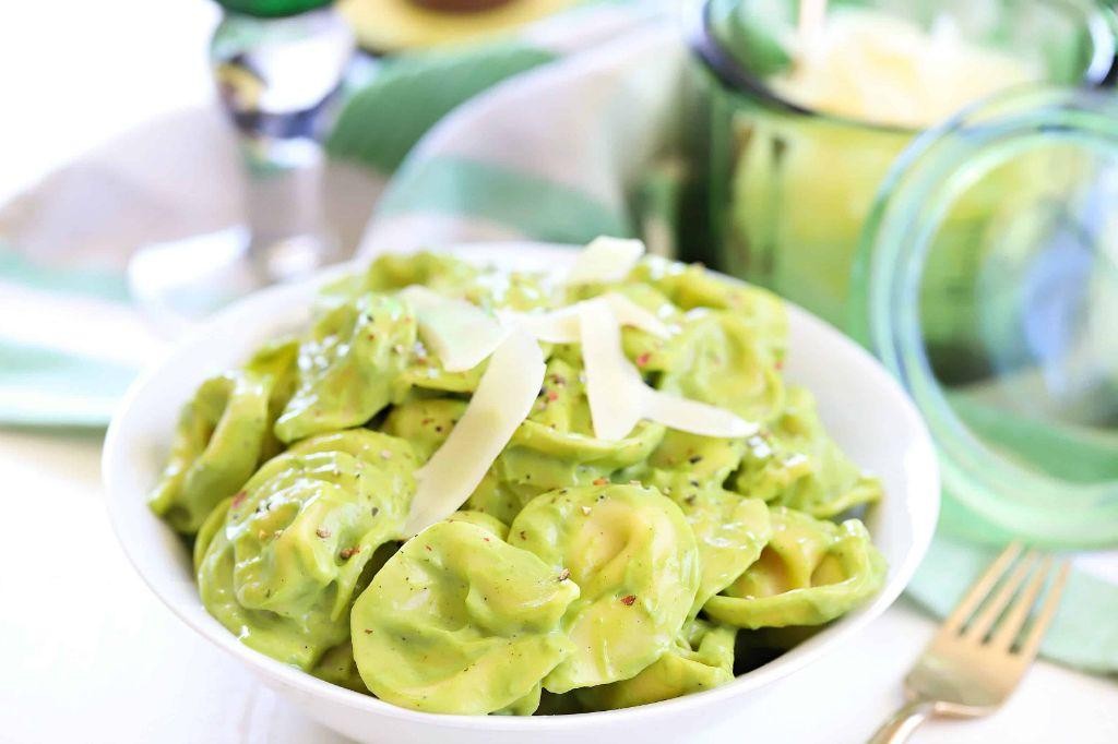 Avocado and Lime Creamy Chicken Tortellini