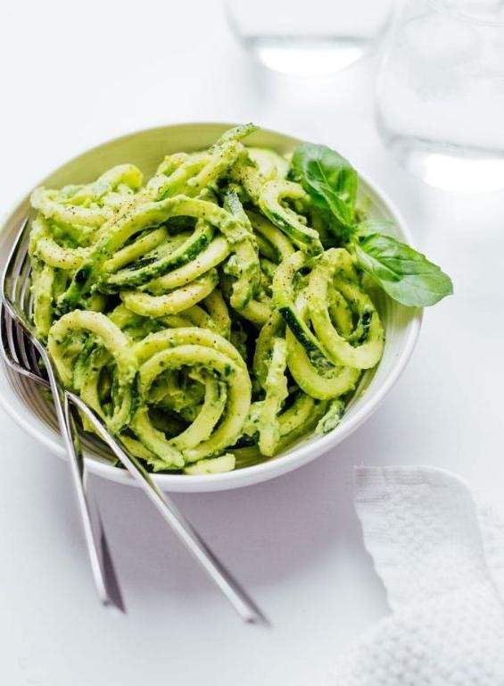 Avocado and Lime Zucchini Noodles