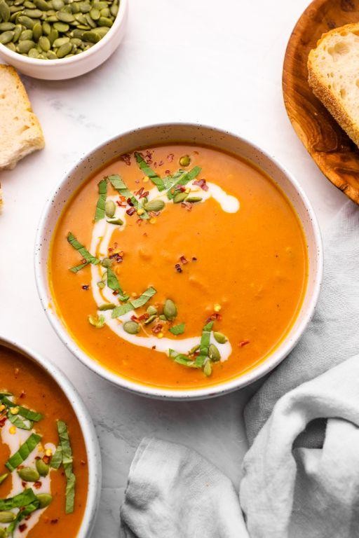 Avocado and Pumpkin Curry Soup