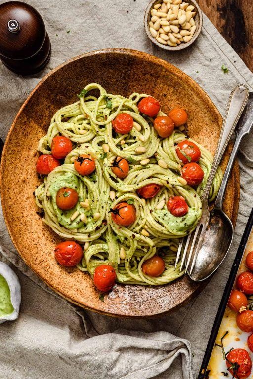 Avocado and Spaghetti Toast