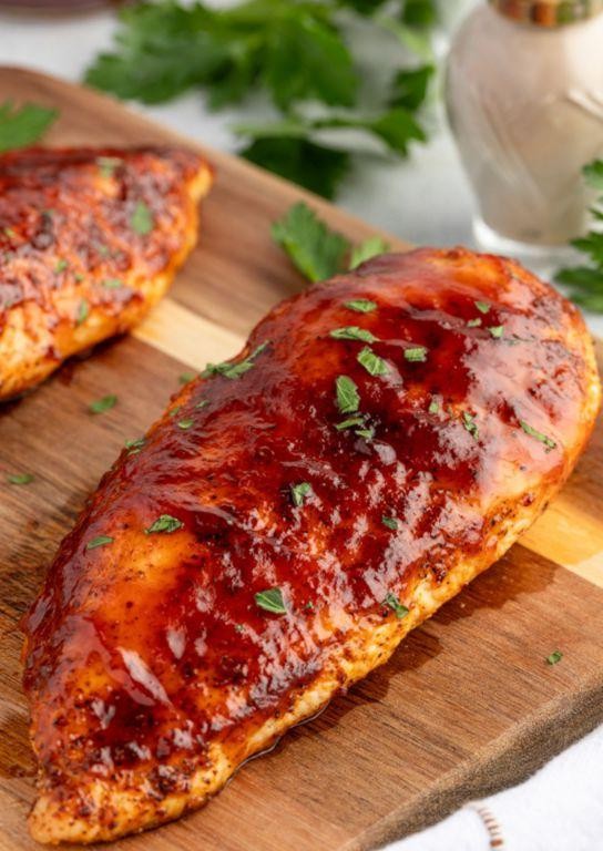 BBQ Air Fryer Chicken Breasts