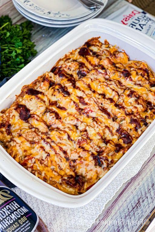 BBQ Chicken Casserole