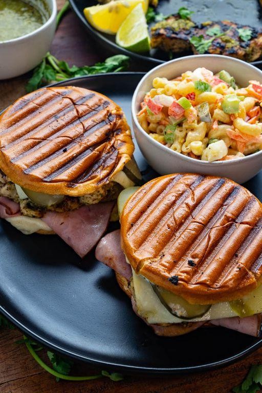 BBQ Chicken Cubano Sandwich