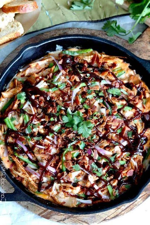 BBQ Chicken Pizza Dip