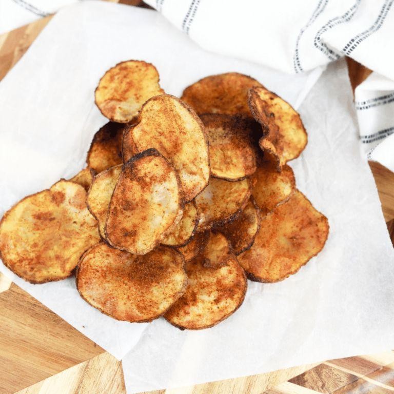 BBQ Flavor Air Fryer Potato Chips