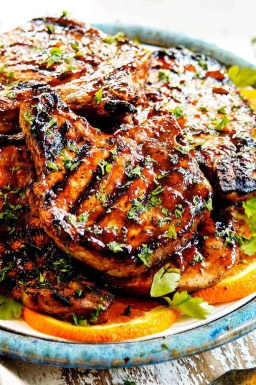 BBQ Marinated Oven Pork Chops