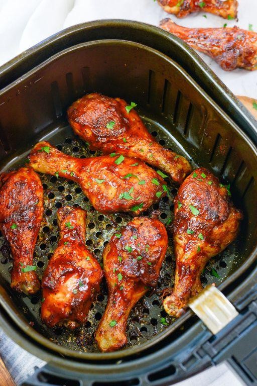 BBQ Rubbed Air Fried Chicken Pieces