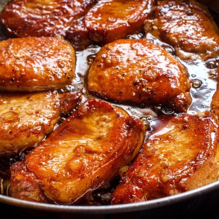 BBQ Smothered Baked Pork Chops