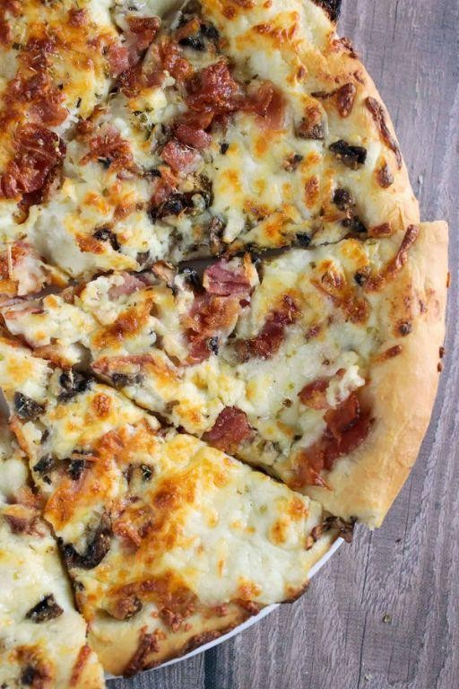 Bacon Mushroom Pizza Dip