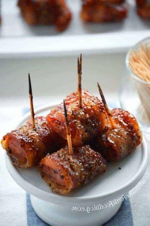 Bacon Wrapped Cubano Bites