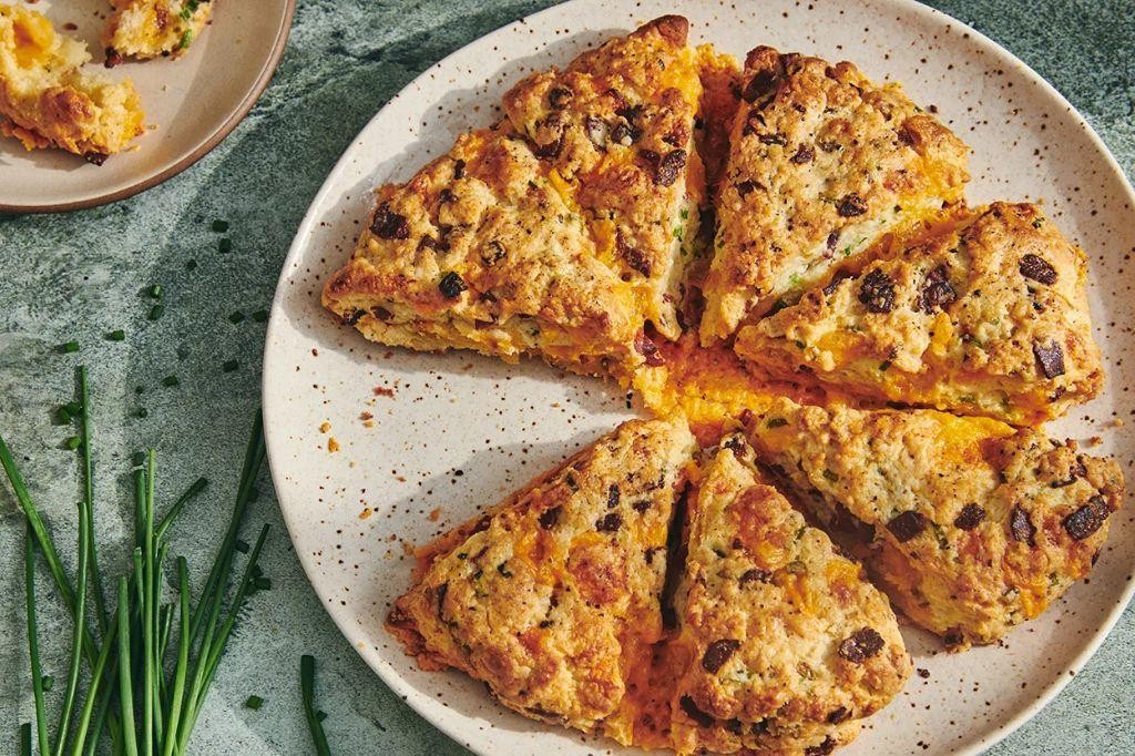 Bacon and Cheddar Breakfast Scones
