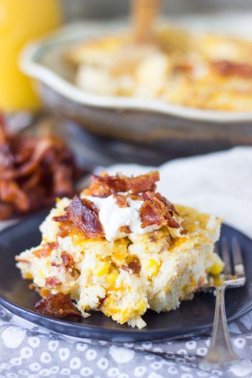 Bacon and Cheese Grits Casserole