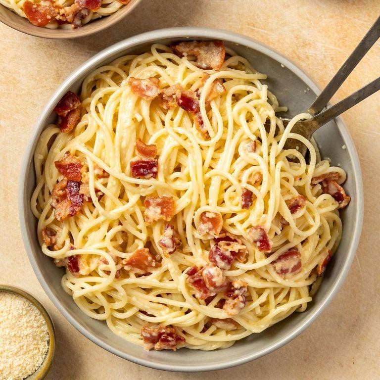 Bacon and Egg Noodle Carbonara