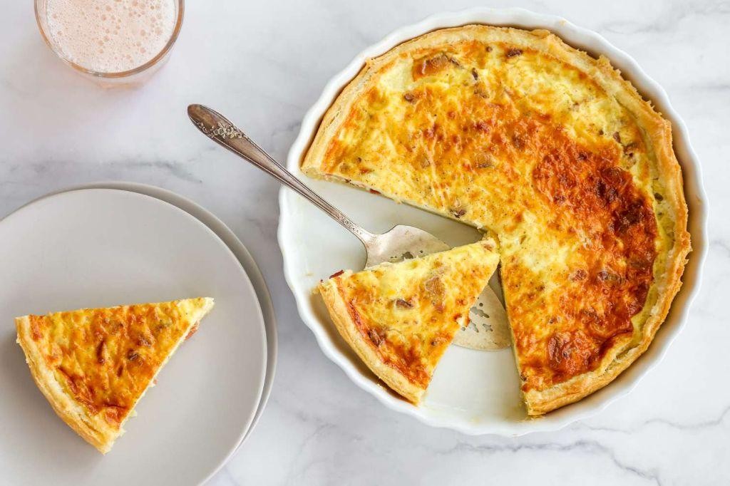 Bacon and Gruyere Cheese Quiche