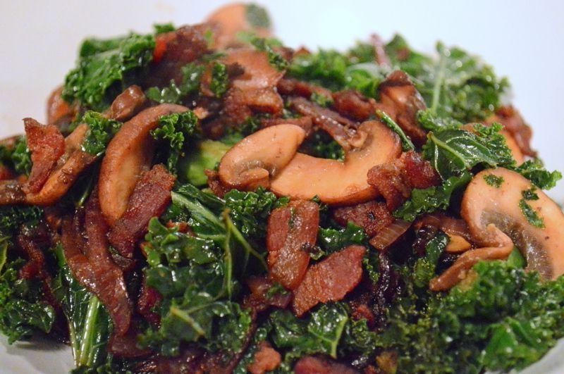 Bacon and Kale Stir-Fry