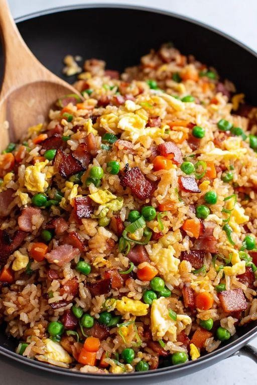 Bacon-Scented Fried Rice