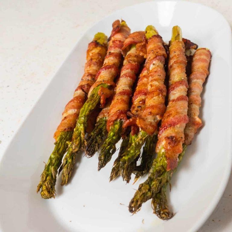 Bacon-Wrapped Air Fryer Asparagus Sticks