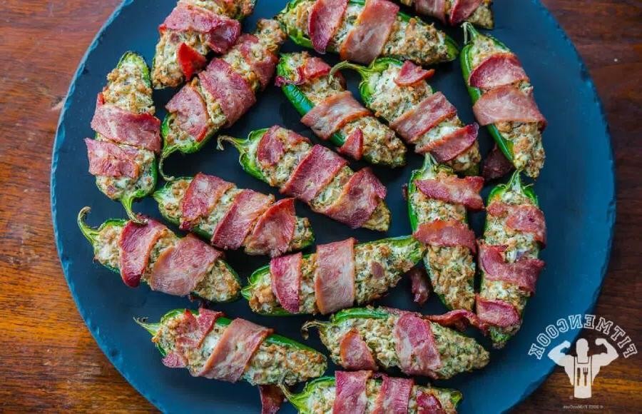 Bacon-Wrapped Jalapeño Turkey Poppers