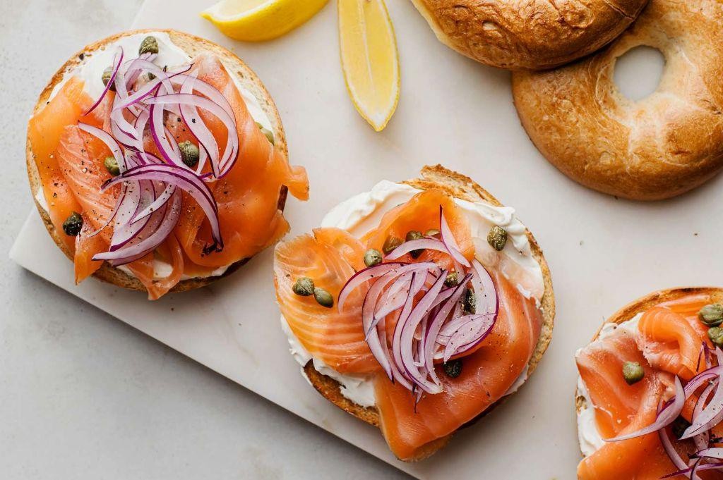 Bagel with Smoked Salmon and Cream Cheese