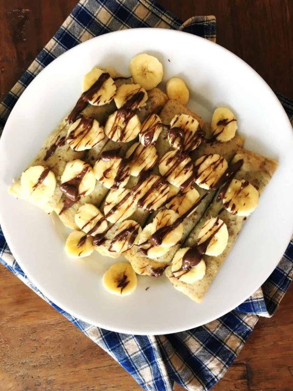 Baked Bananas with Nutella Drizzle
