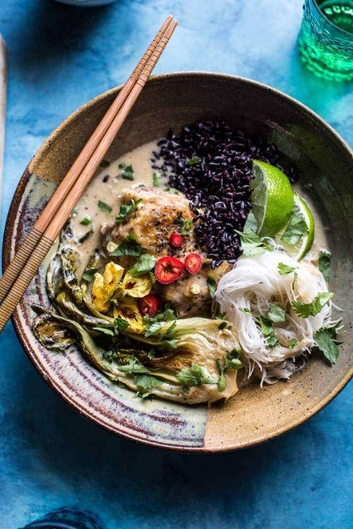 Baked Coconut Milk Chicken with Lemongrass