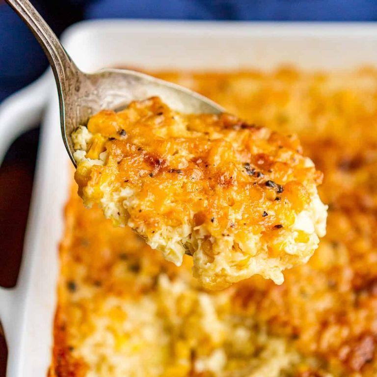 Baked Corn Gratin with Fresh Cream