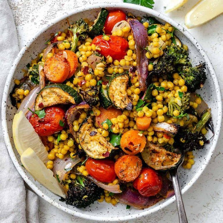 Baked Couscous with Vegetables