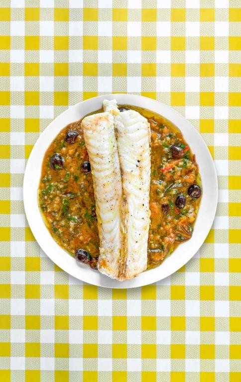 Baked Monkfish en Papillote with Fresh Thyme