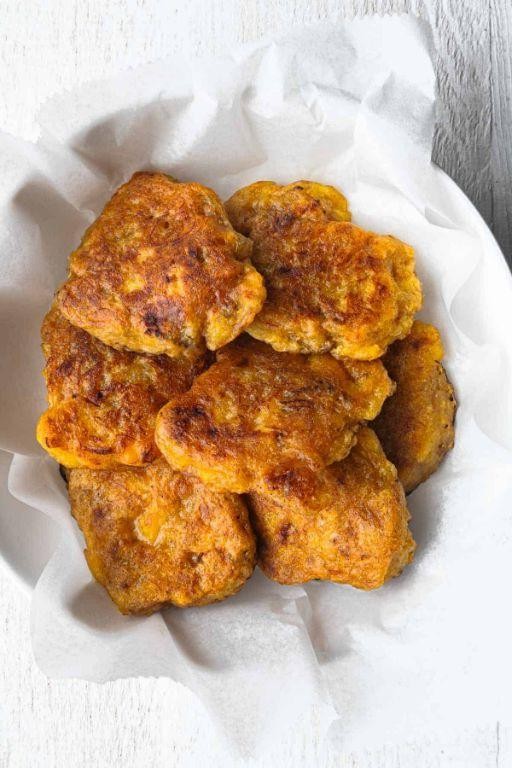 Baked Plantain and Chickpea Patties