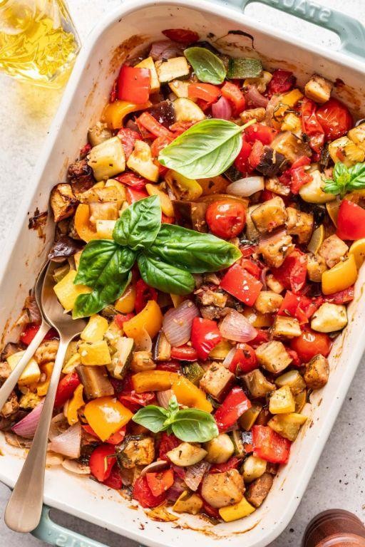 Baked Ratatouille with Herbs