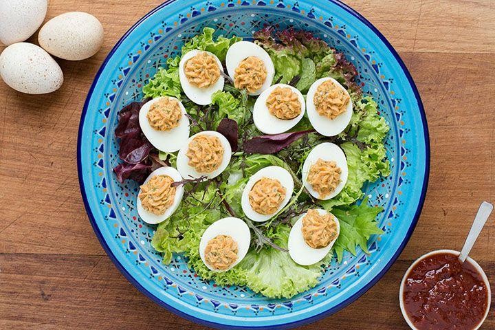 Ballymaloe Relish Deviled Eggs