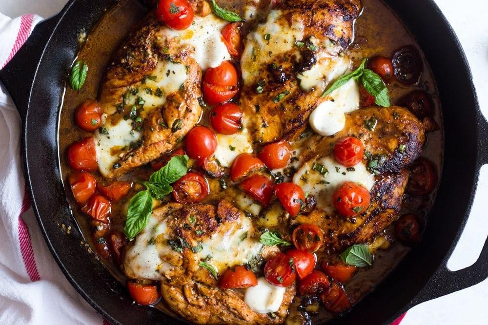 Balsamic Cherry Tomato Chicken