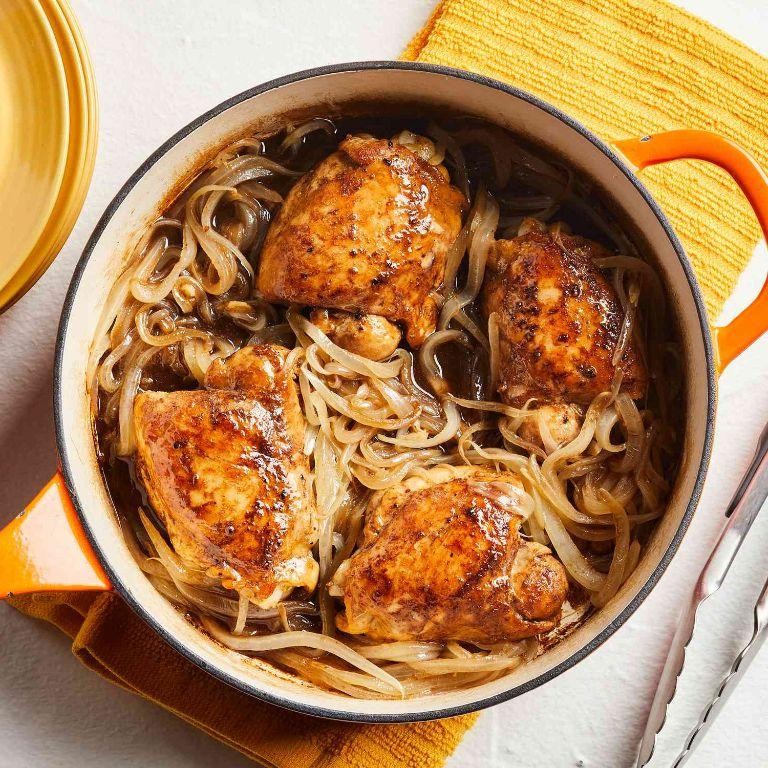 Balsamic Chicken Ramen Skillet