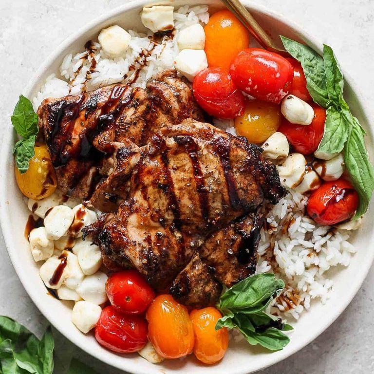 Balsamic Glazed Chicken and Wild Rice Salad