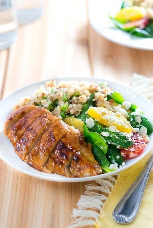 Balsamic Glazed Chicken with Quinoa