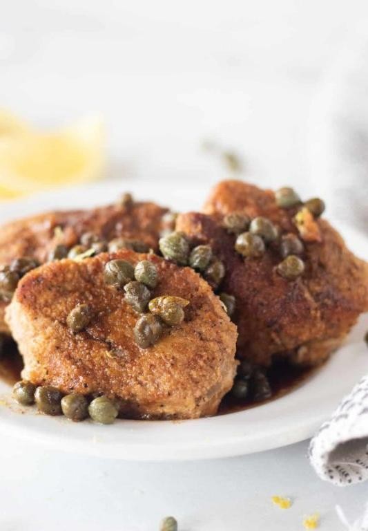 Balsamic Glazed Keto Pork Belly Medallions