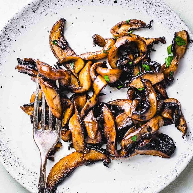 Balsamic Glazed Portobello Mushrooms